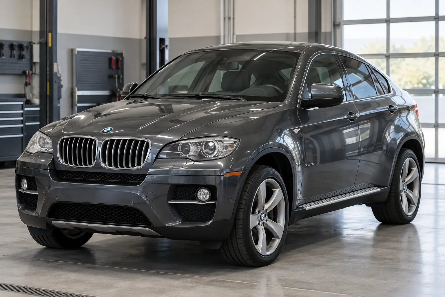 Илюстрация: BMW X6 xDrive35d при проверка преди покупка