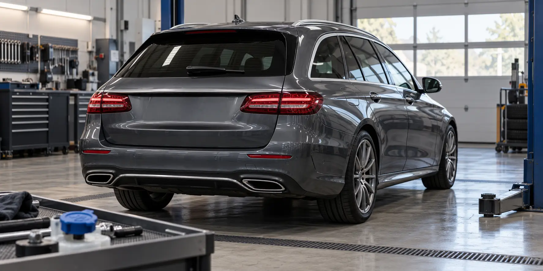 Илюстрация към проверка на AdBlue при Mercedes-Benz