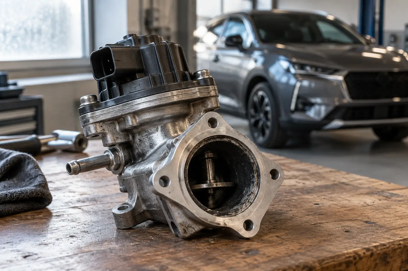 Илюстрация: EGR клапан и електрическо управление при Peugeot, Citroën и DS