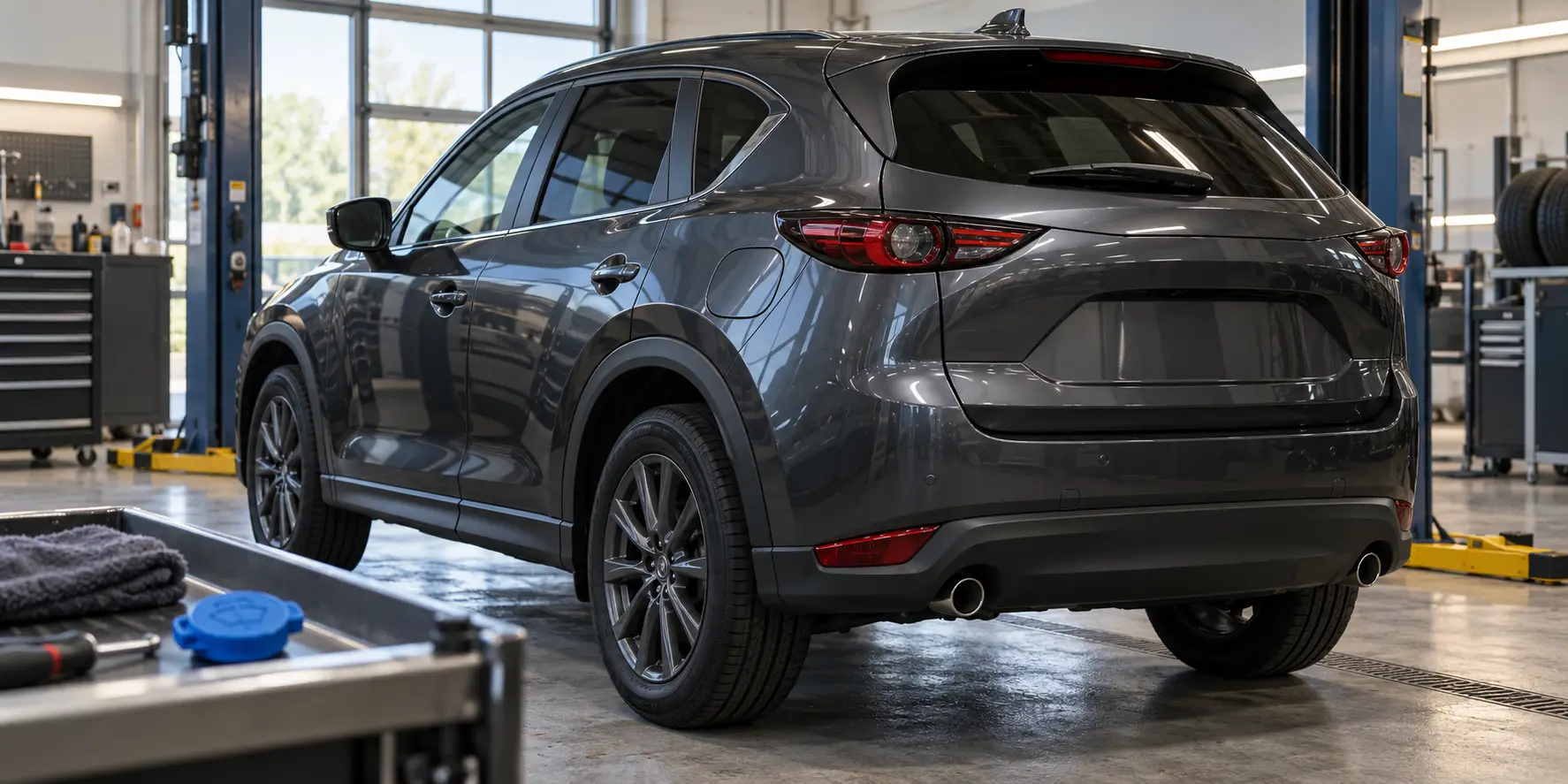 Илюстрация към проверка на AdBlue при Mazda