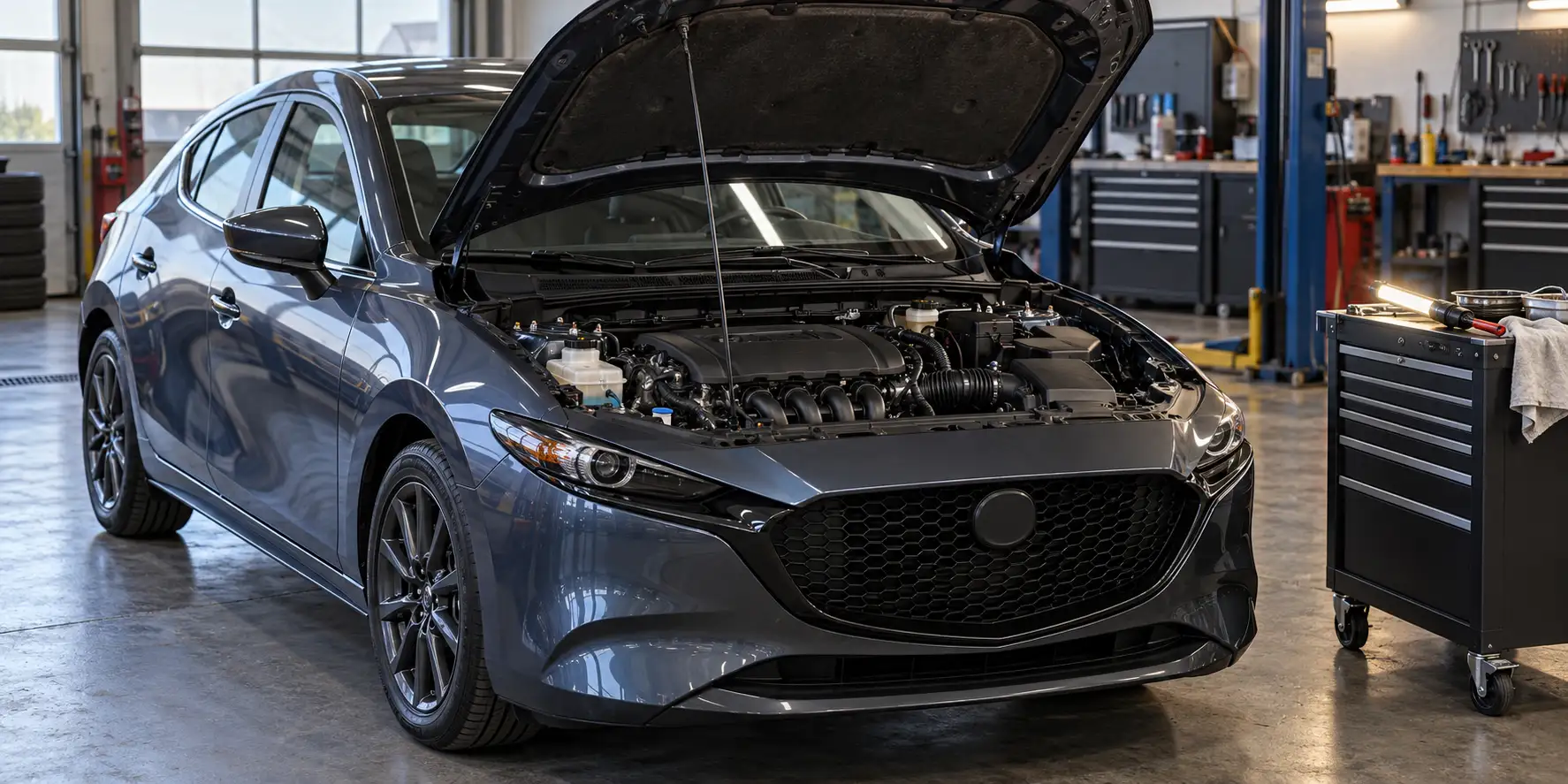 Илюстрация към проверка на EGR при Mazda